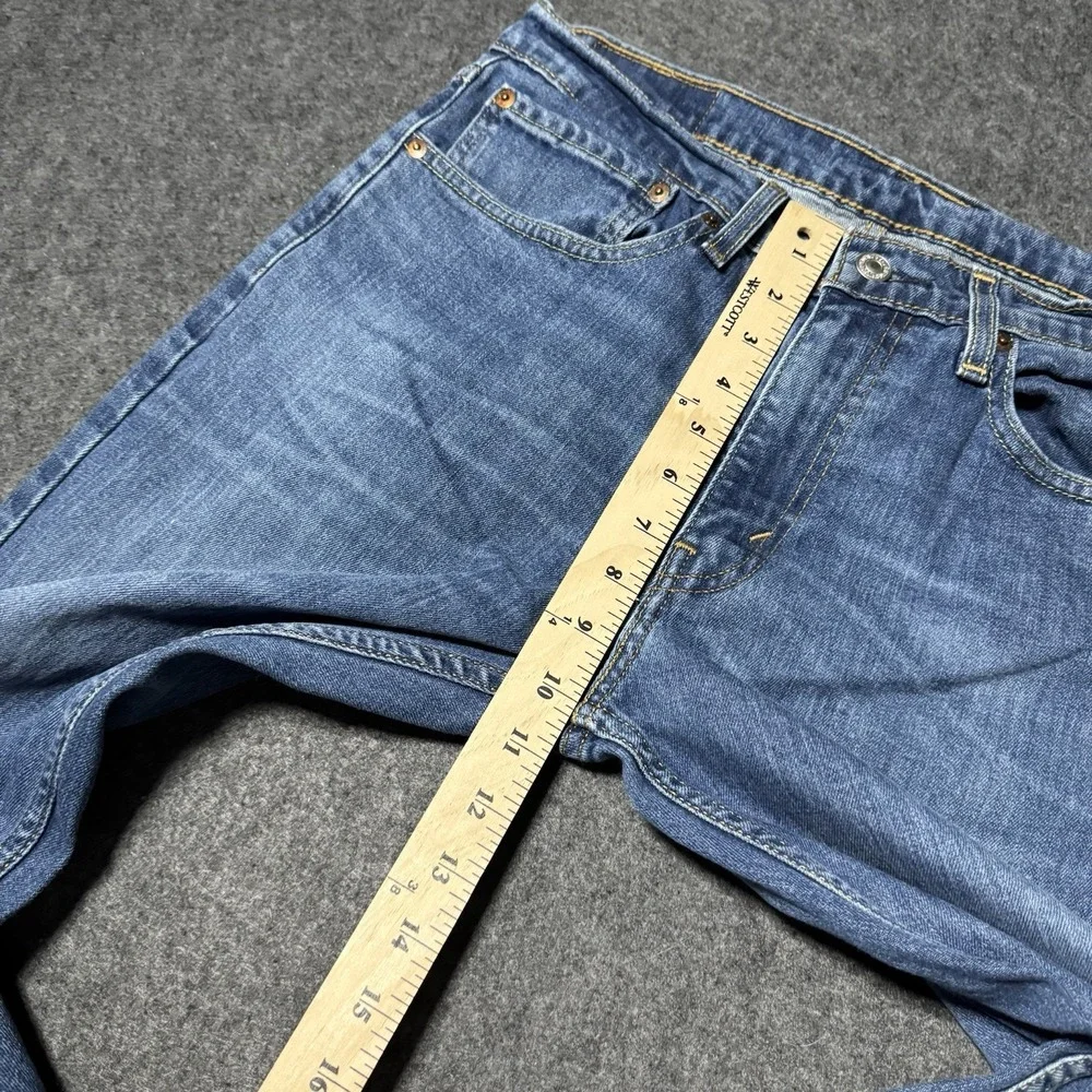 Levis 511 Jeans‎ Mens 34x32 (32x30.5) Blue Medium Wash Slim Stretch Denim Pants